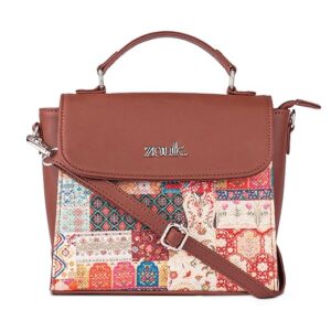 Home zouk statement sling bag with handle for women's girls ladies